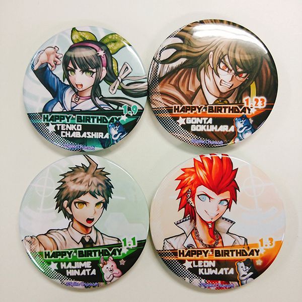 ダンガンロンパ 桑田怜恩 プリロール 缶バッジ2020(ハート) ダンガン