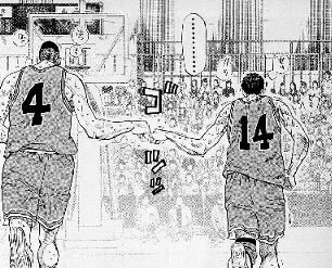 スラムダンク・赤木vs三井「原画」 笑いのツボがおんなじなのほんとに