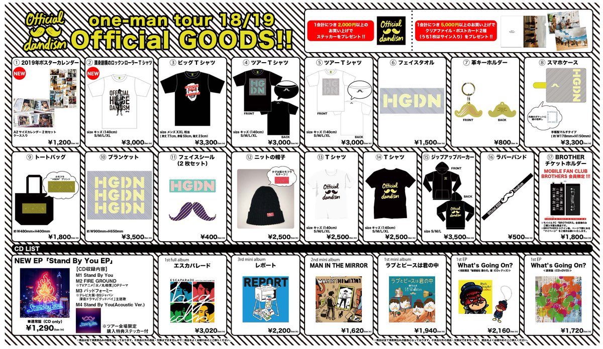 Official髭男dism グッズ 初期 ニット帽 パーカー 髭男 サイン 復刻