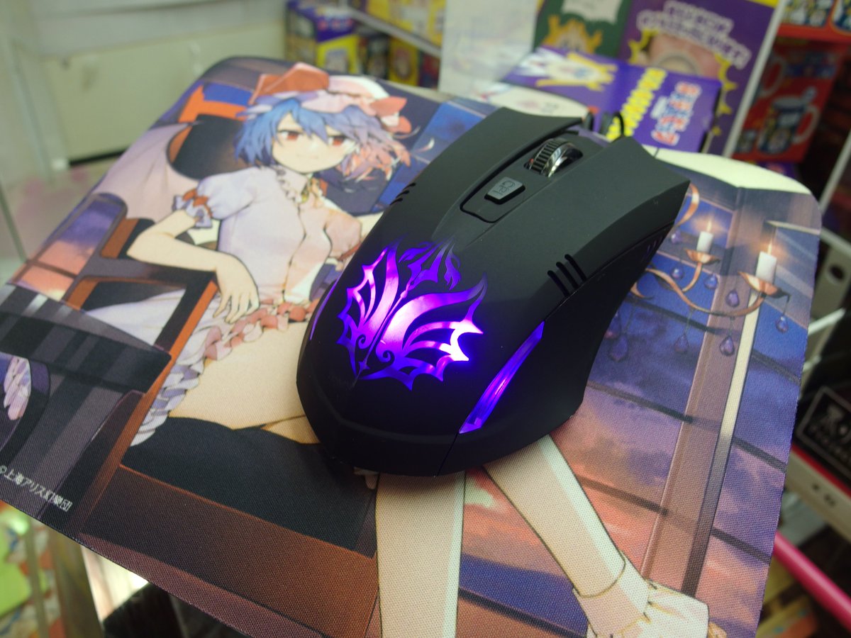 東方project光るマウス＆描き下ろしマウスパット 入荷しました 今回の