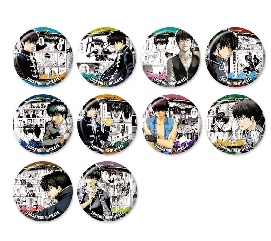 銀魂 土方十四郎 HEROES 缶バッジ 土方十四郎 65mm缶バッジ 土方