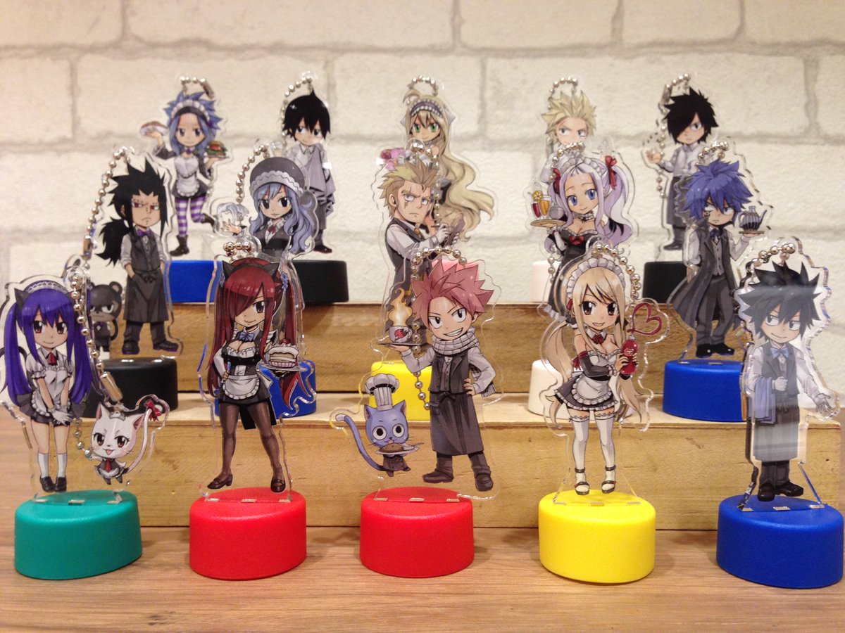 フェアリーテイル キャラウムカフェ限定 アクスタetc Fairy Tail