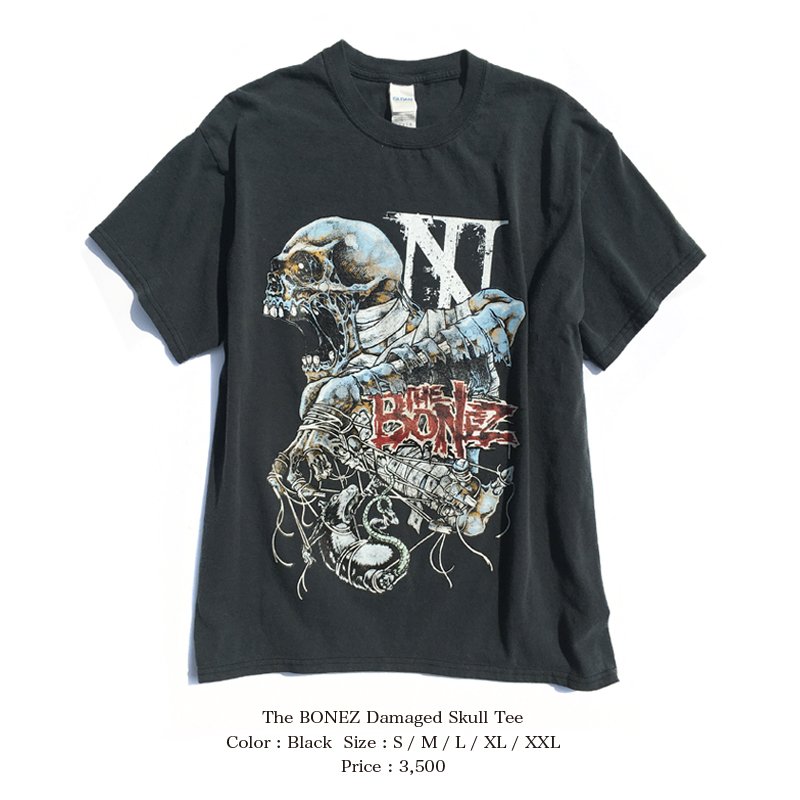 THE BONEZ Scull Cross Tee Tシャツ XL THE BONEZ Scull Cross Tee T