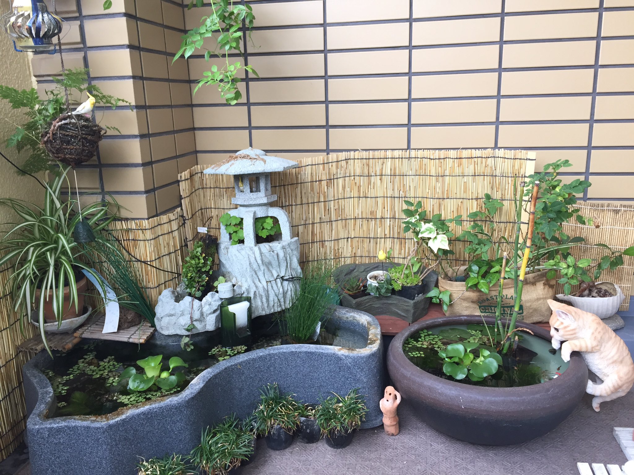 なごみ池 M 30L (庭園埋め込みタイプ)池 プラ池 ひょうたん池 埋め込み