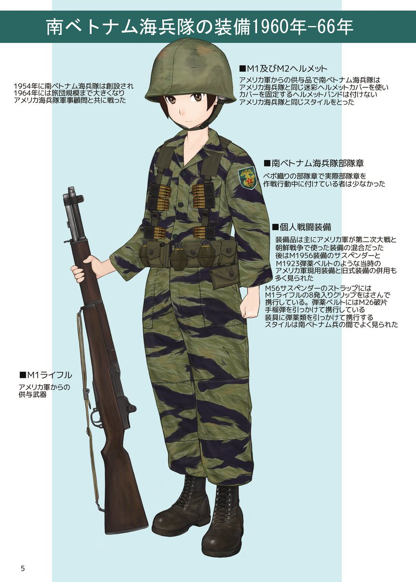 ベトナム戦☆南ベトナム政府軍☆海兵隊ベレー章(オリジナル) ベトナム戦☆