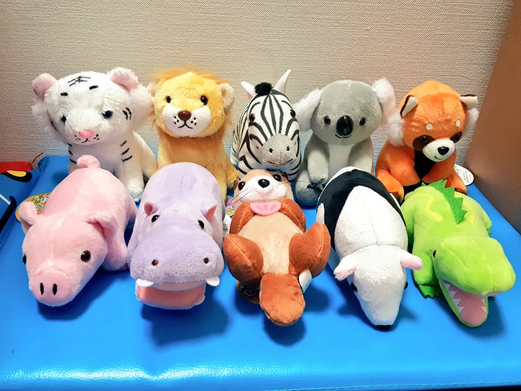 新品タグ付き】アニマルパークぬいぐるみアソート ラッコ