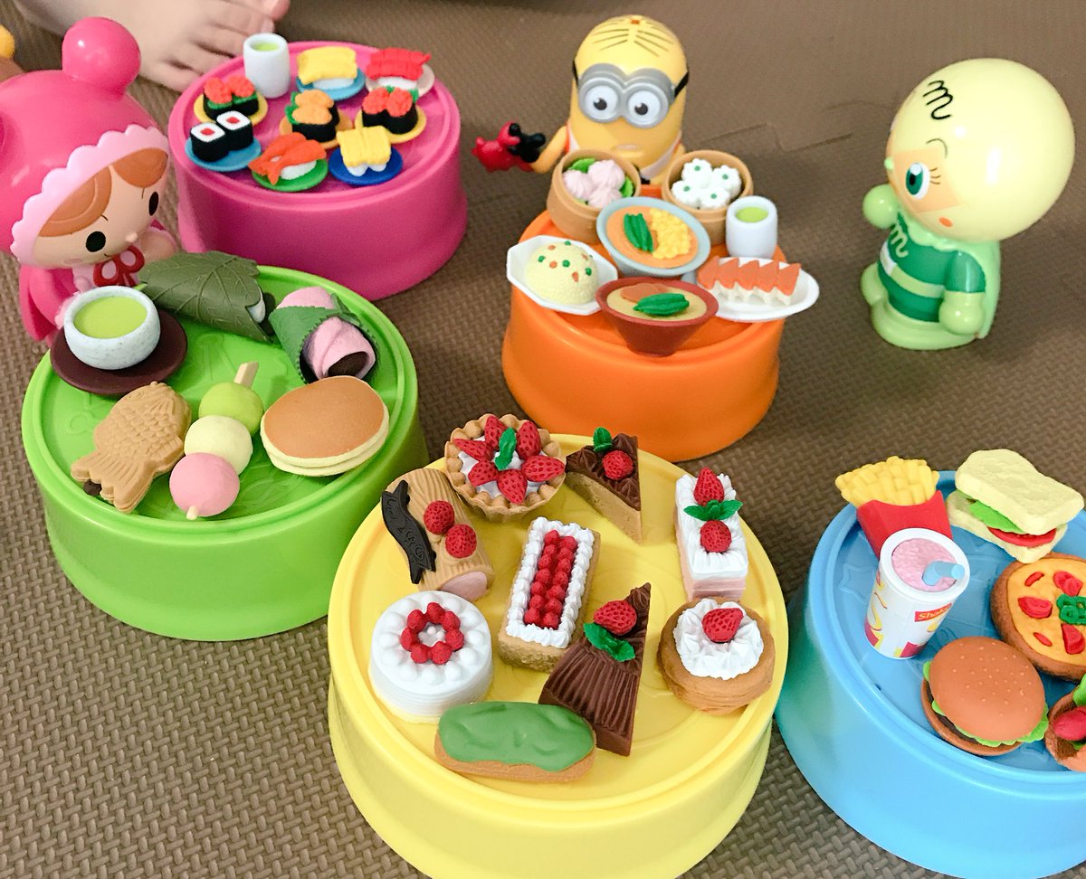sacco on X おもしろ消しゴム 食べ物 車 まとめ売り ダイソー イワコー