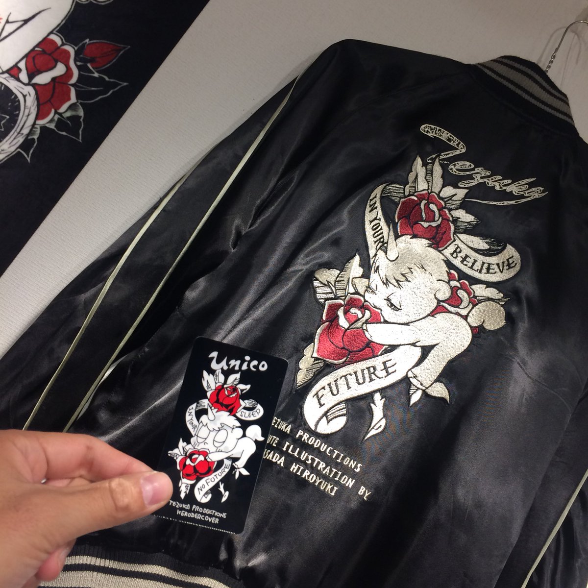 浅田弘幸 カフェソードフィッシュ10th ユニコ スカジャン ユニコの