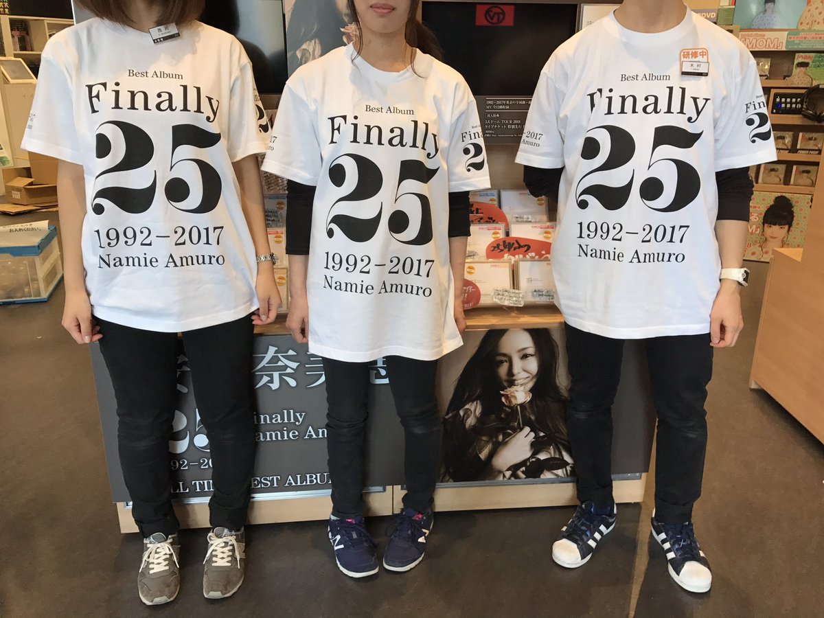 安室奈美恵 スタッフシャツ ブラック a walk in the park 【公式通販】