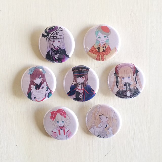 ローゼンメイデンゼロ展 缶バッジセット ローゼンメイデン 0 展 缶