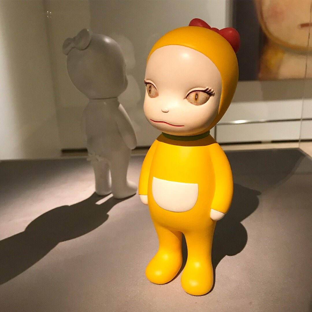 奈良美智 ドラミちゃんポスター 奈良美智 ジャイアンドラミちゃん