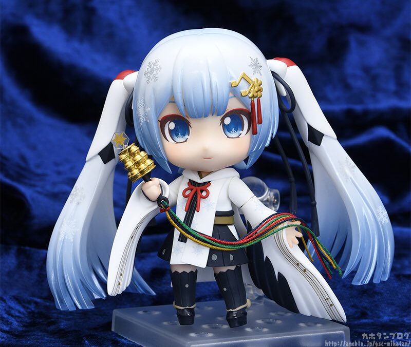 初公開】「ねんどろいど 雪ミク タンチョウ巫女Ver.」 #goodsmile