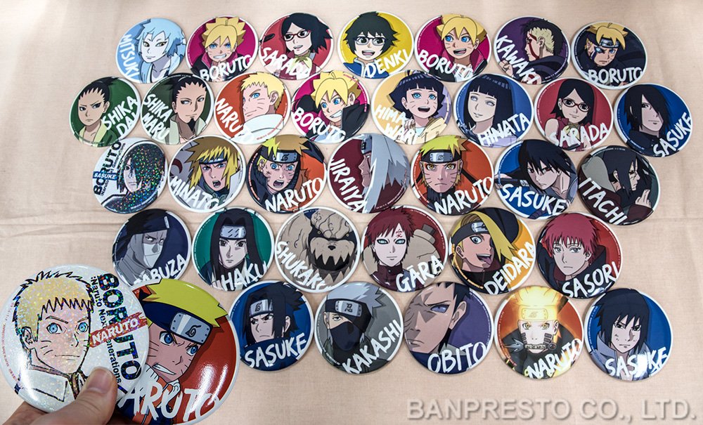 NARUTO セガ 缶バッジ