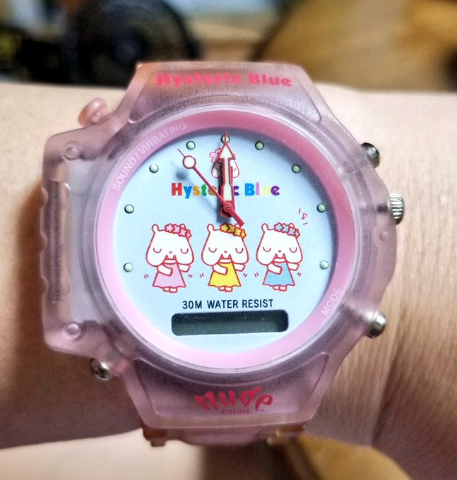 新品！当選品！Hysteric Blue×カルピス nudeコラボ時計 ヒスブル