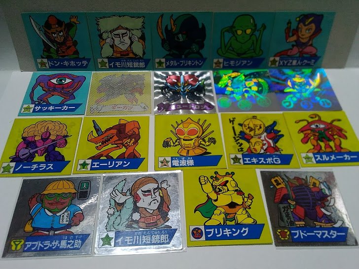 30年前 マイナーシール 魔神英雄伝ワタル シュワルシスター ダブル