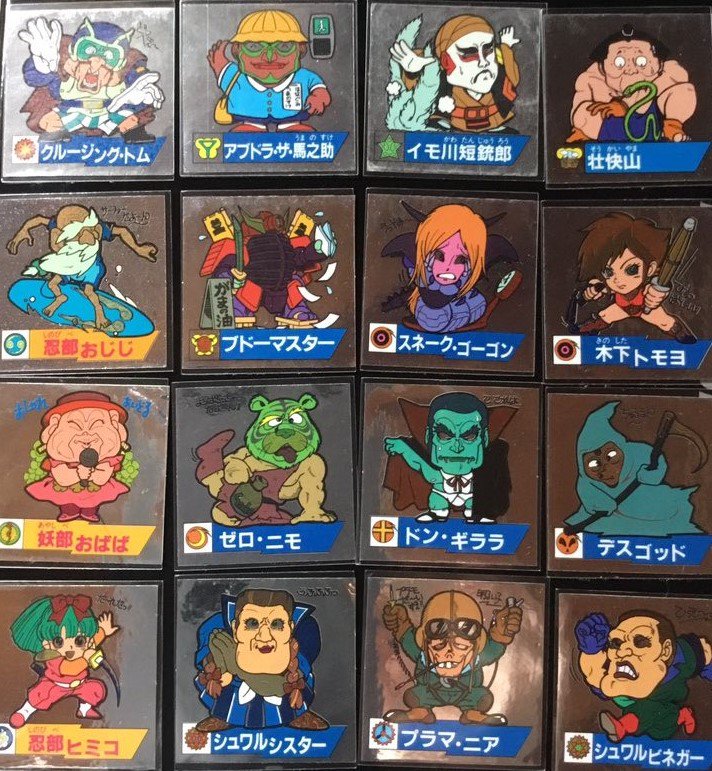 30年前 マイナーシール 魔神英雄伝ワタル シュワルシスター ダブル