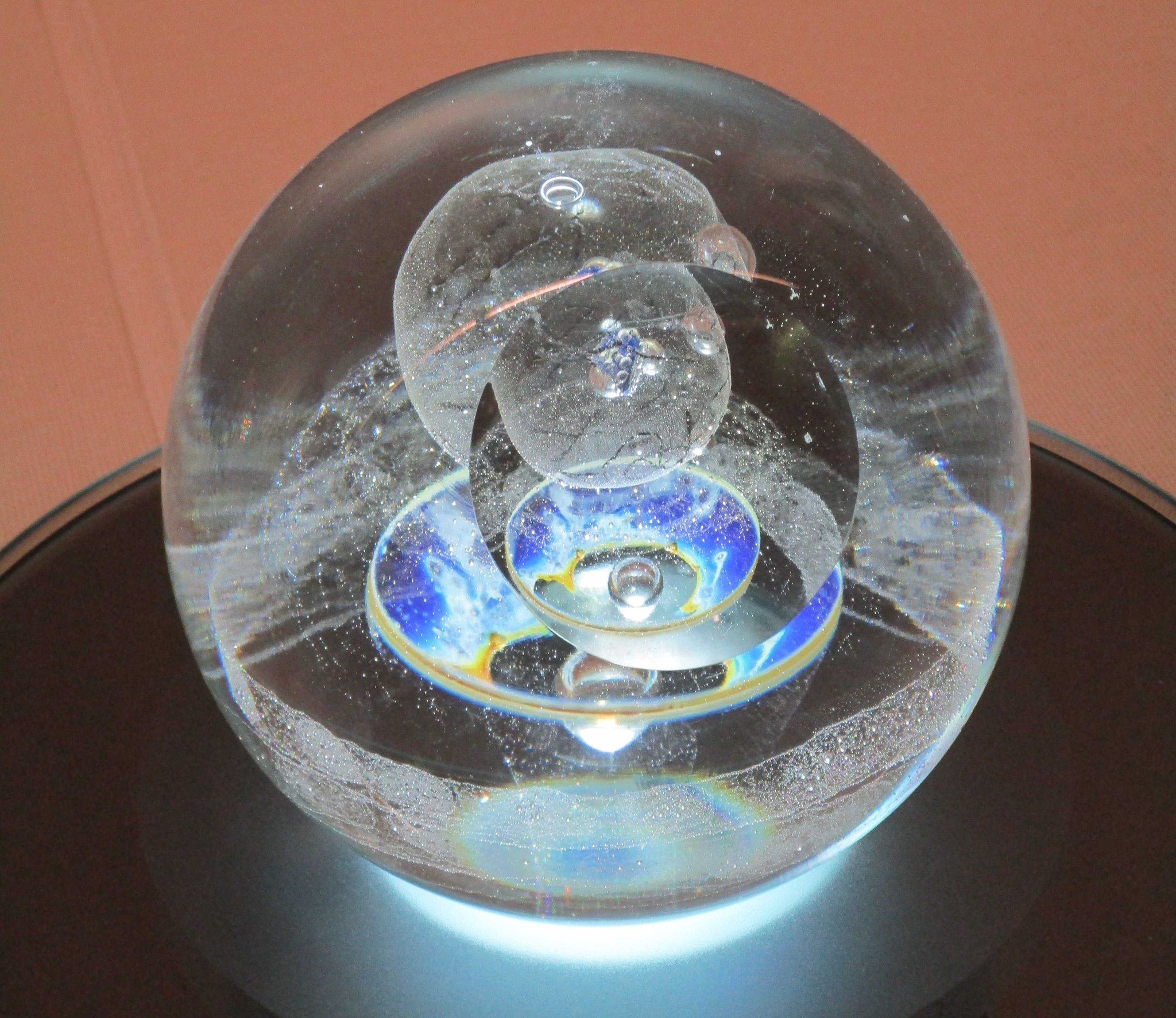 吹きガラスの名作 唯一無二 天才作家 野田雄一作 「天蒼」 【公式通販】