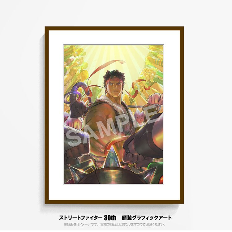 ストリートファイター グラフィックアート シリアルナンバー入り 複製