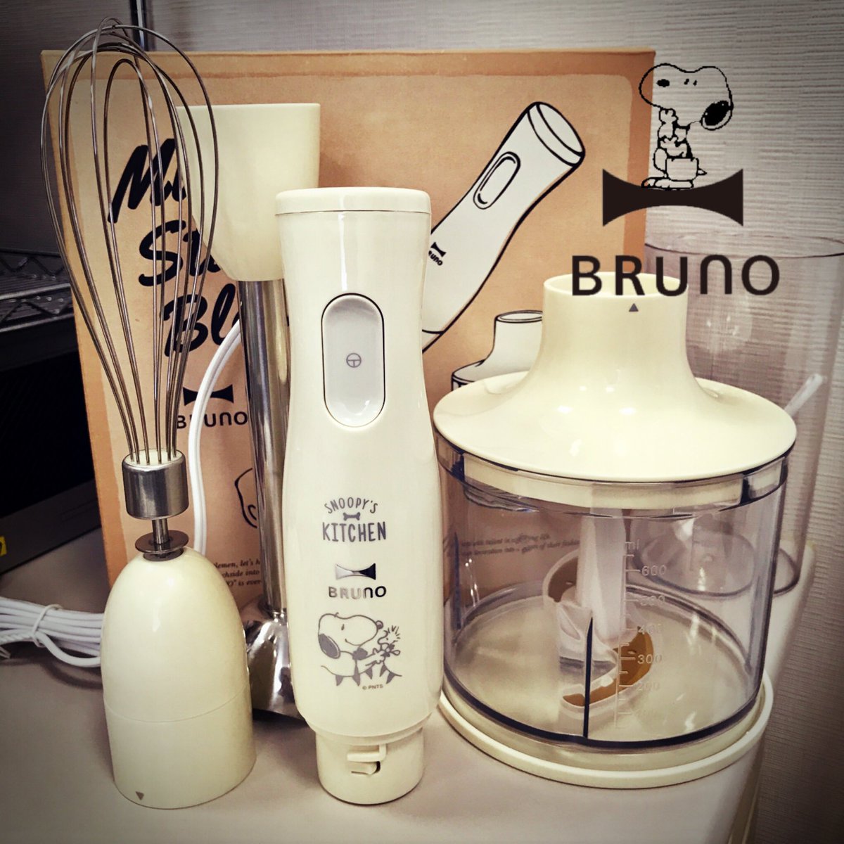 ブルーノ マルチスティックブレンダー スヌーピー
