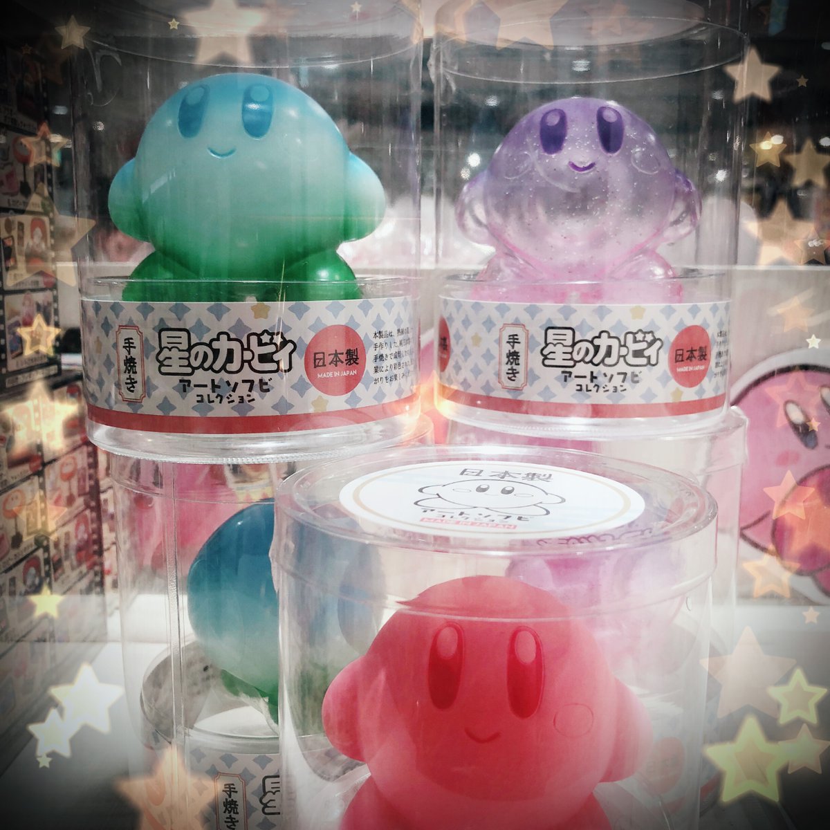 星のカービィ アートソフビ 手焼き 希少 3体セット 星のカービィ