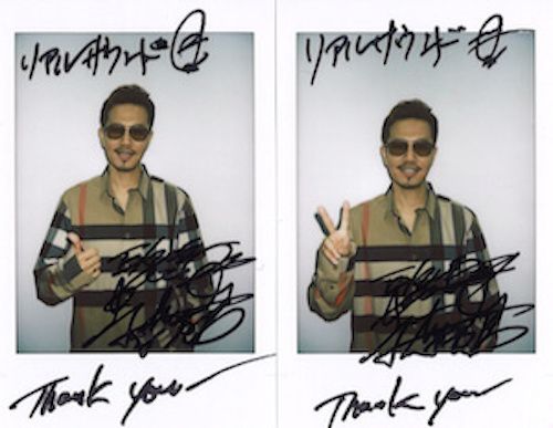 EXILE ATSUSHI エグザイル アツシ 直筆サイン写真