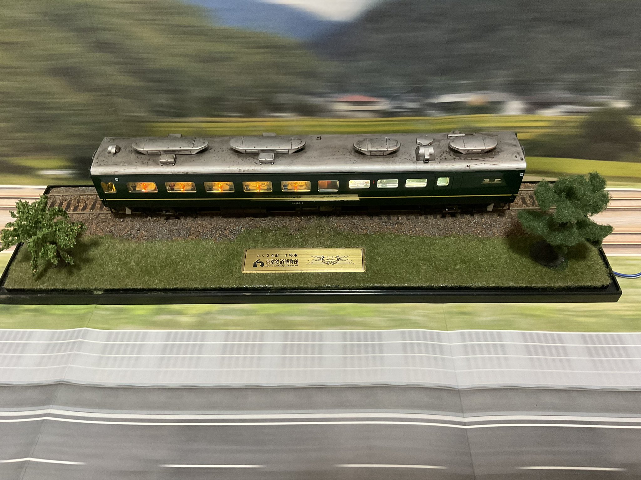 トワイライトエクスプレス 食堂車スシ24形1号車 Nゲージ 京都鉄道