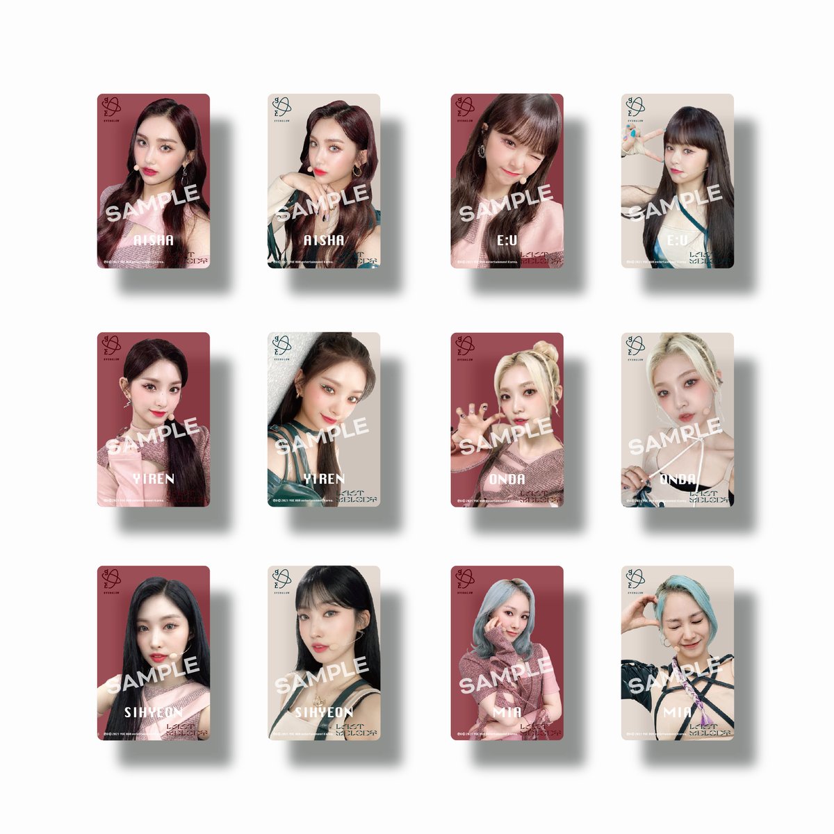 everglow メンバー全員直筆サイン入りチェキ EVERGLOW EVER FOREVER