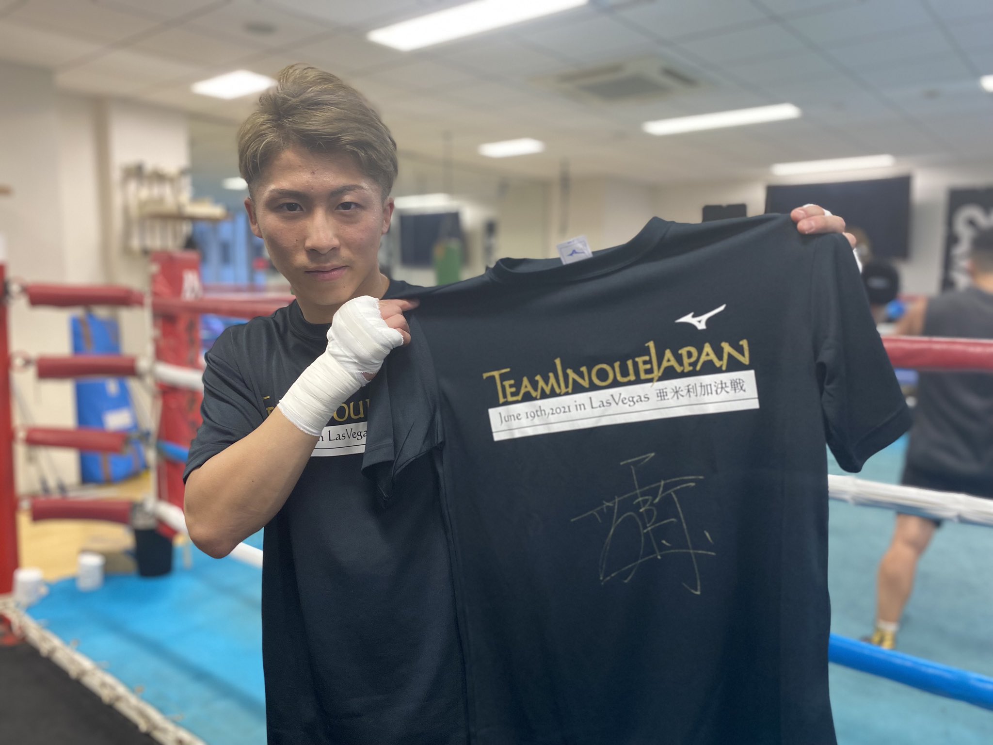 井上尚弥 5/4ラスベガス後援会Tシャツ Lサイズ 【100枚限定】