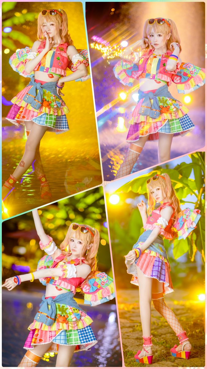 アイカツ! 夏樹みくる リゾートキャンサーコーデ コスプレ ViVid Kiss