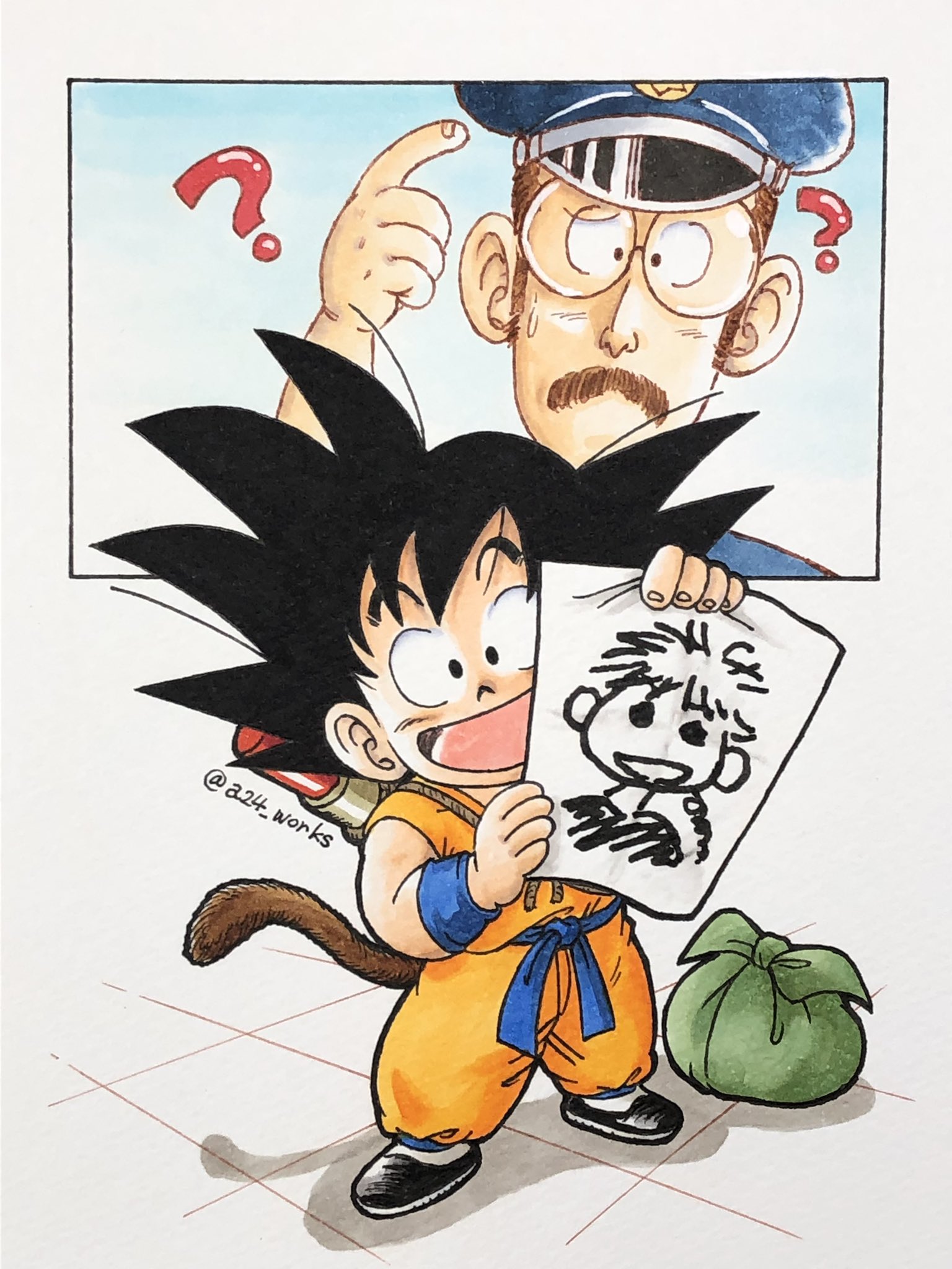 孫悟空 GDPB-46 鳥山明原画イラスト プロモ PROMO 孫悟空 GDPB-46 鳥山