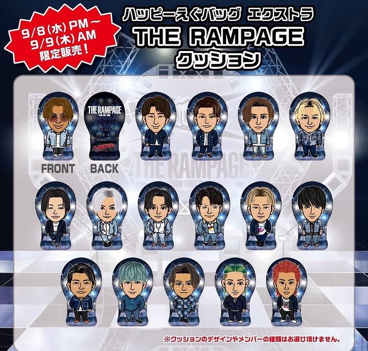 出回りなし】長谷川慎 ラグパン クッション