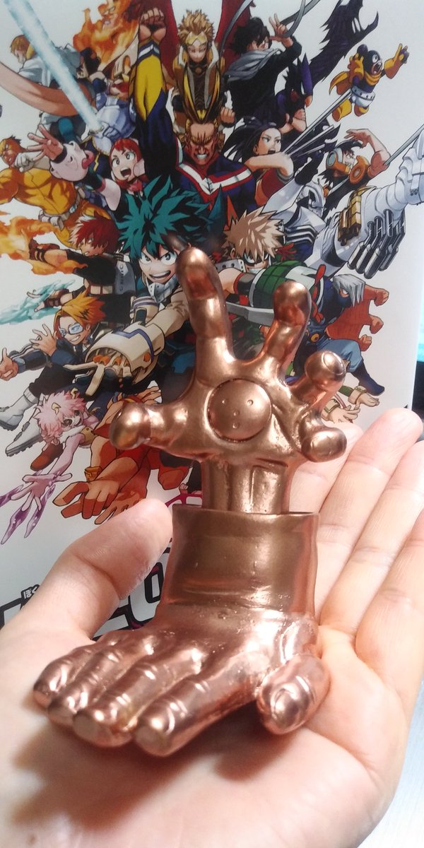 ヒロアカ展 堀越耕平自画像 合金フィギュア ヒロアカ展 堀越耕平