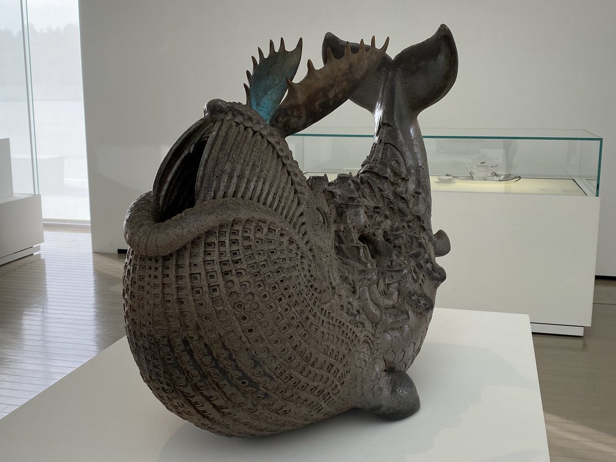 岐阜県現代陶芸美術館ギャラリーⅡのコレクション展、新収蔵作品が展示