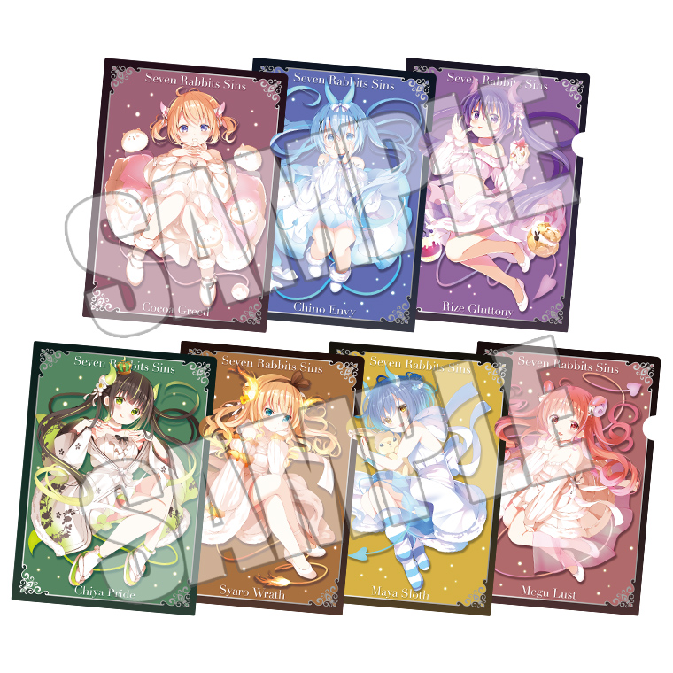 Tea Party 2021グッズ紹介♪】 クリアファイル7枚セット<Seven Rabbits