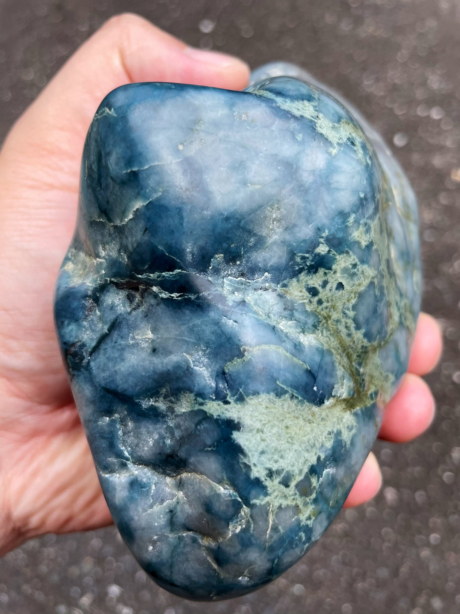 tokohana様専用入りコン沢翡翠 原石／青色（入コン沢）ヒスイ | 糸魚川翡翠