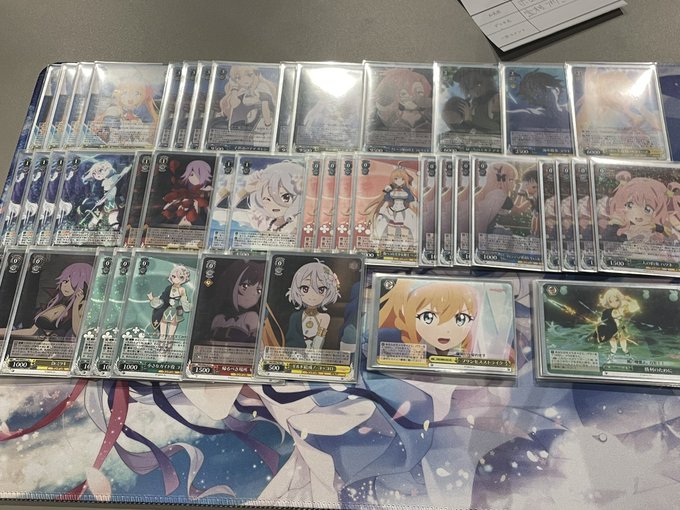 ヴァイスシュヴァルツ プリコネ vol1デッキパーツ+vol2の4コン