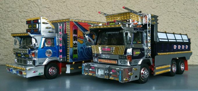 再掲)バリューデコトラ「修羅雪姫」素組+αでカッコ良く仕上がりました