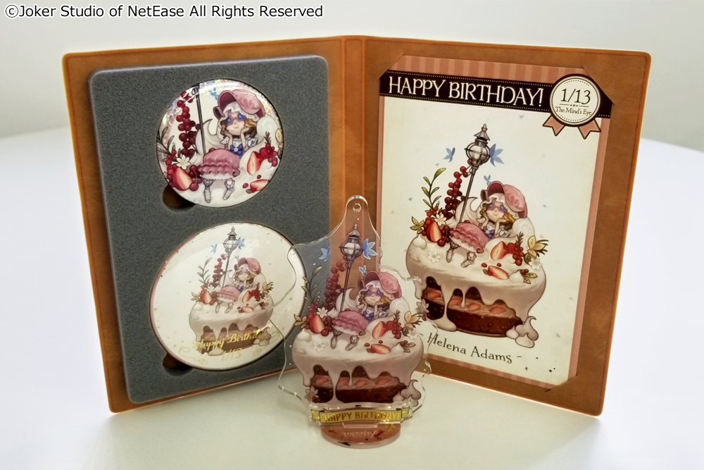 公式】IdentityV 第五人格 on X バースデーグッズ キャンバスボード