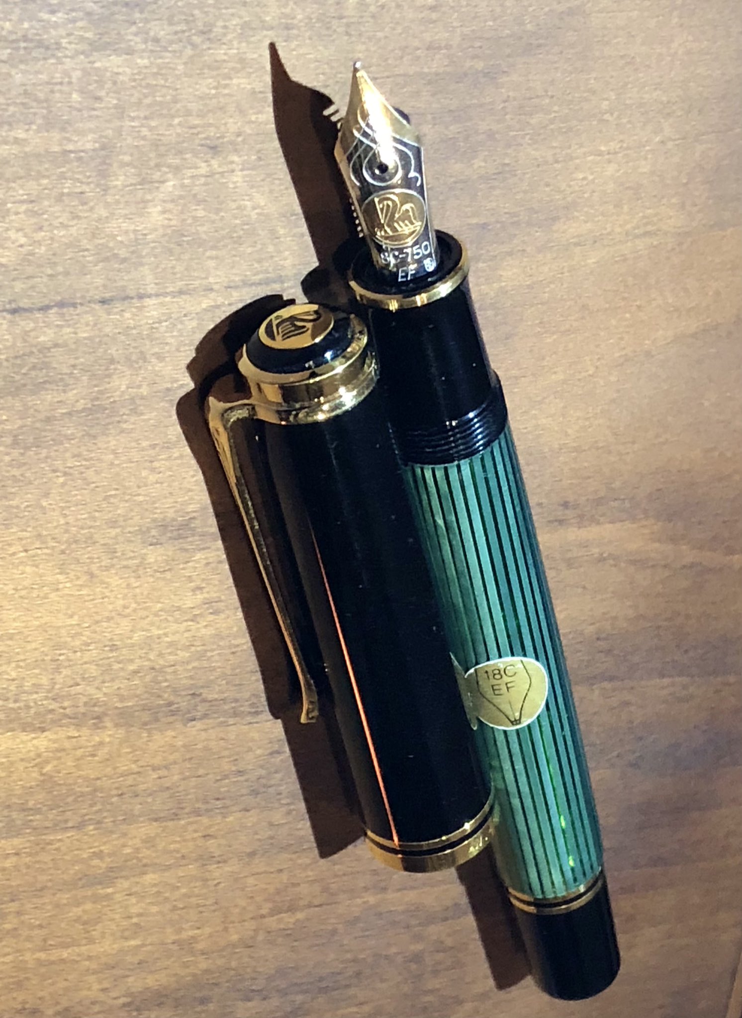 ペリカン スーベレーン M800 EN・イタリア刻印 ブラック BBニブ 万年筆