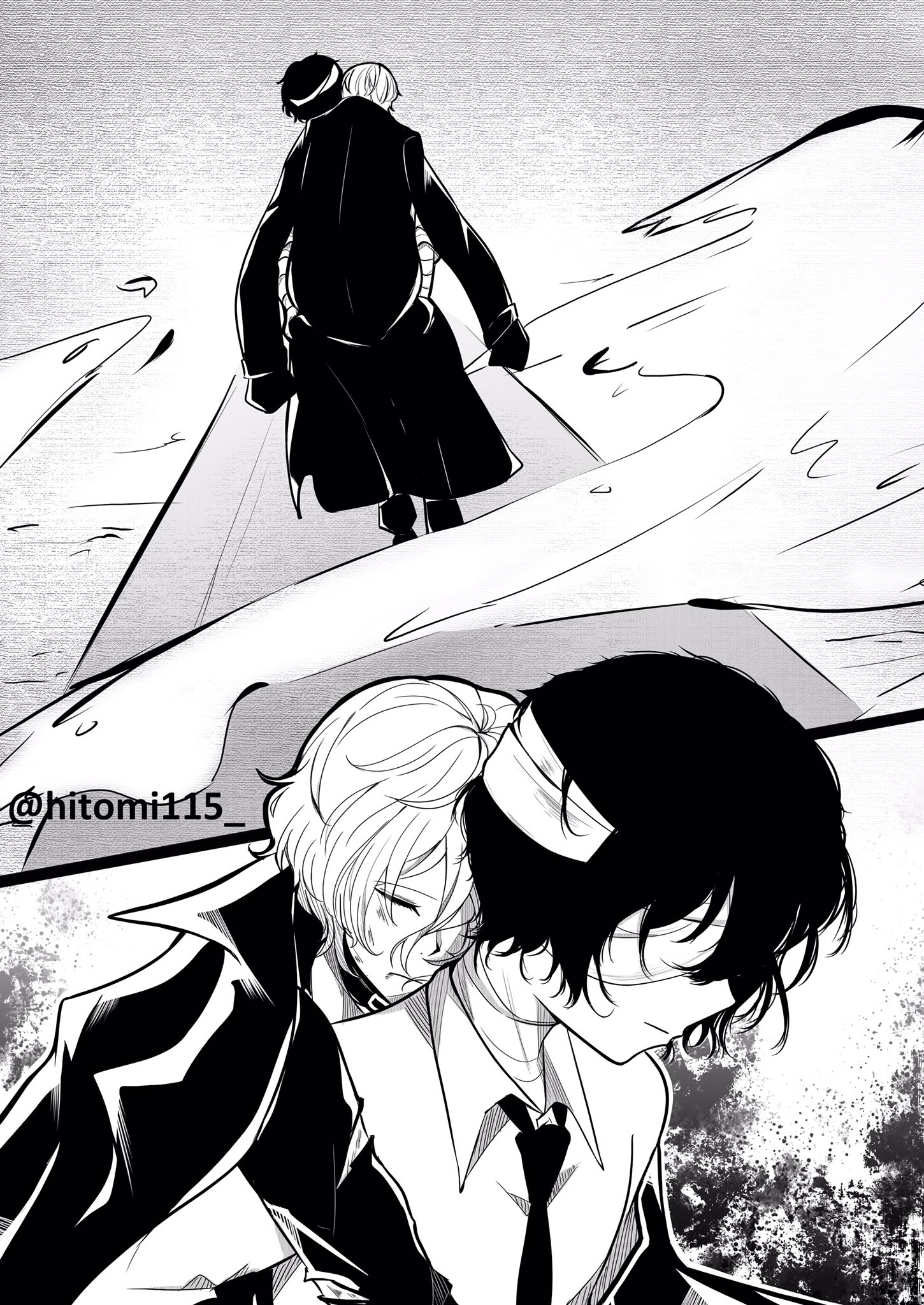 文豪ストレイドッグス 文スト 太宰治 中原中也 原作 複製原画 文豪