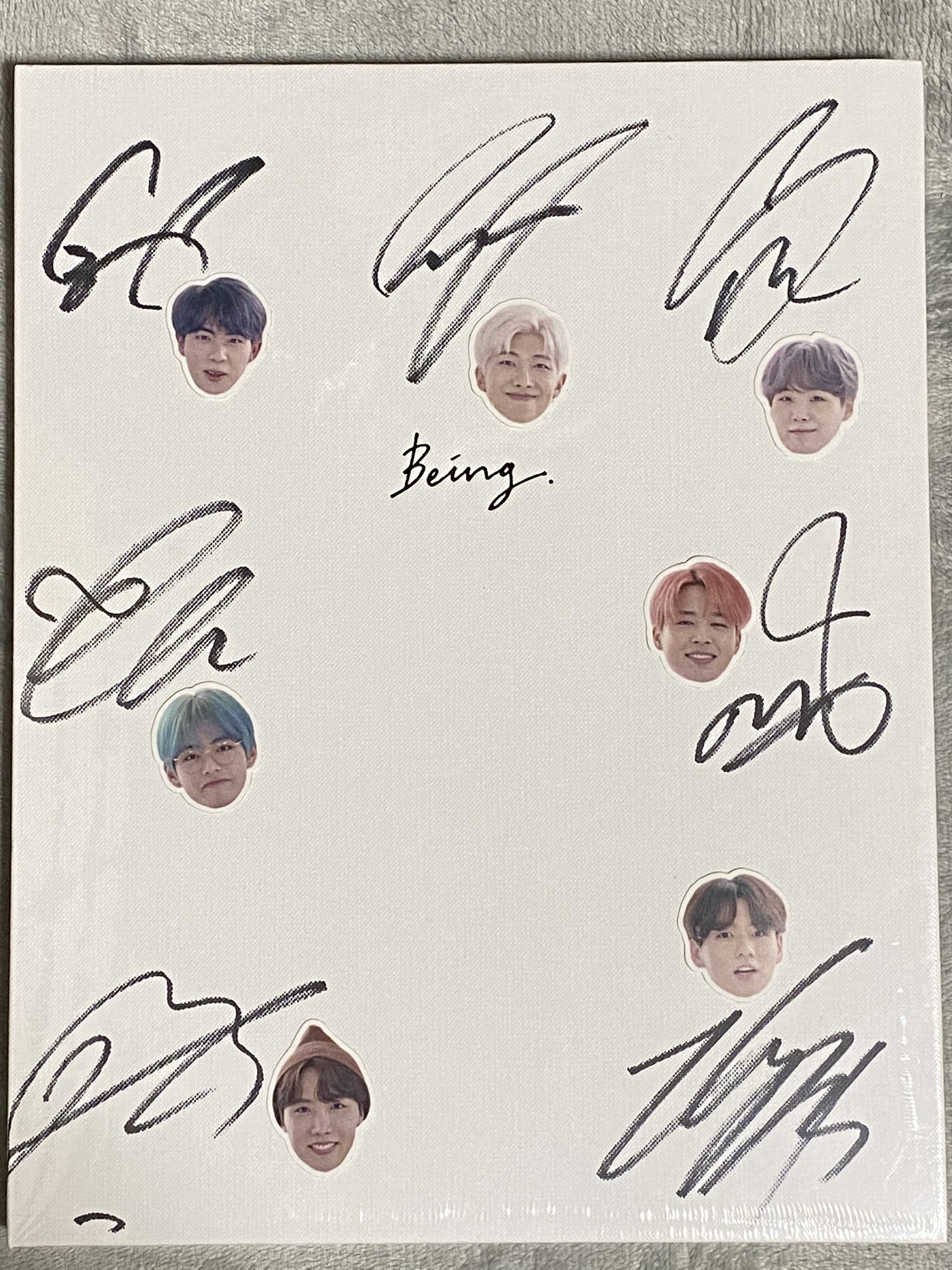3/31まで出品BTS直筆サイン入りポスター 非売品 BTS サイン 直筆サイン