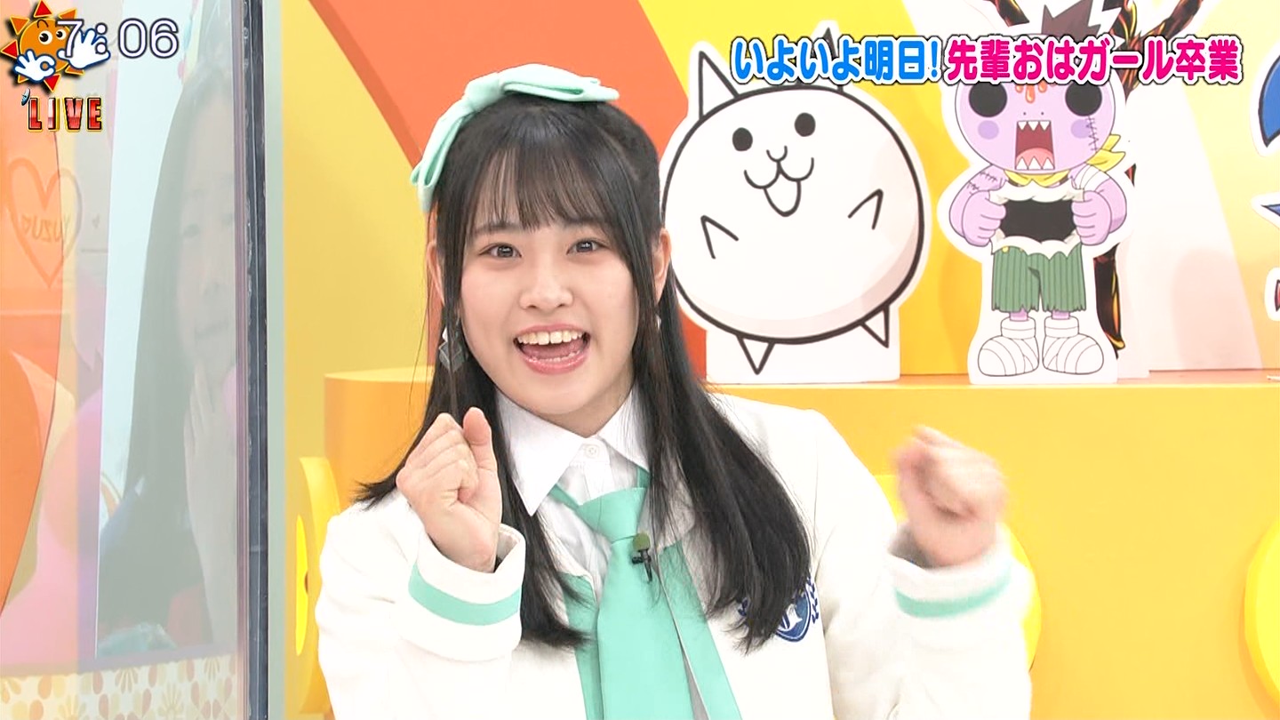 小田柚葉 ベースボールシャツ おはガール ガールズガールズ girls2