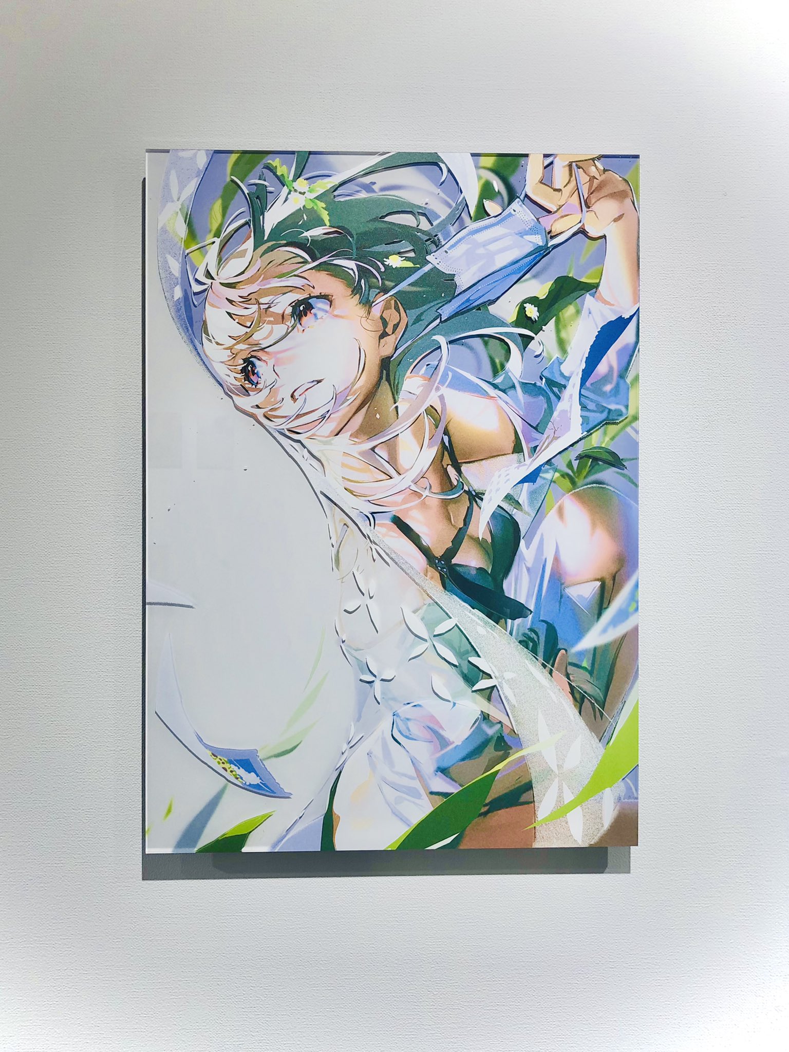 米山舞 『SEE YOU』 直筆サイン入り アクリルUV印刷複製原画 米山舞