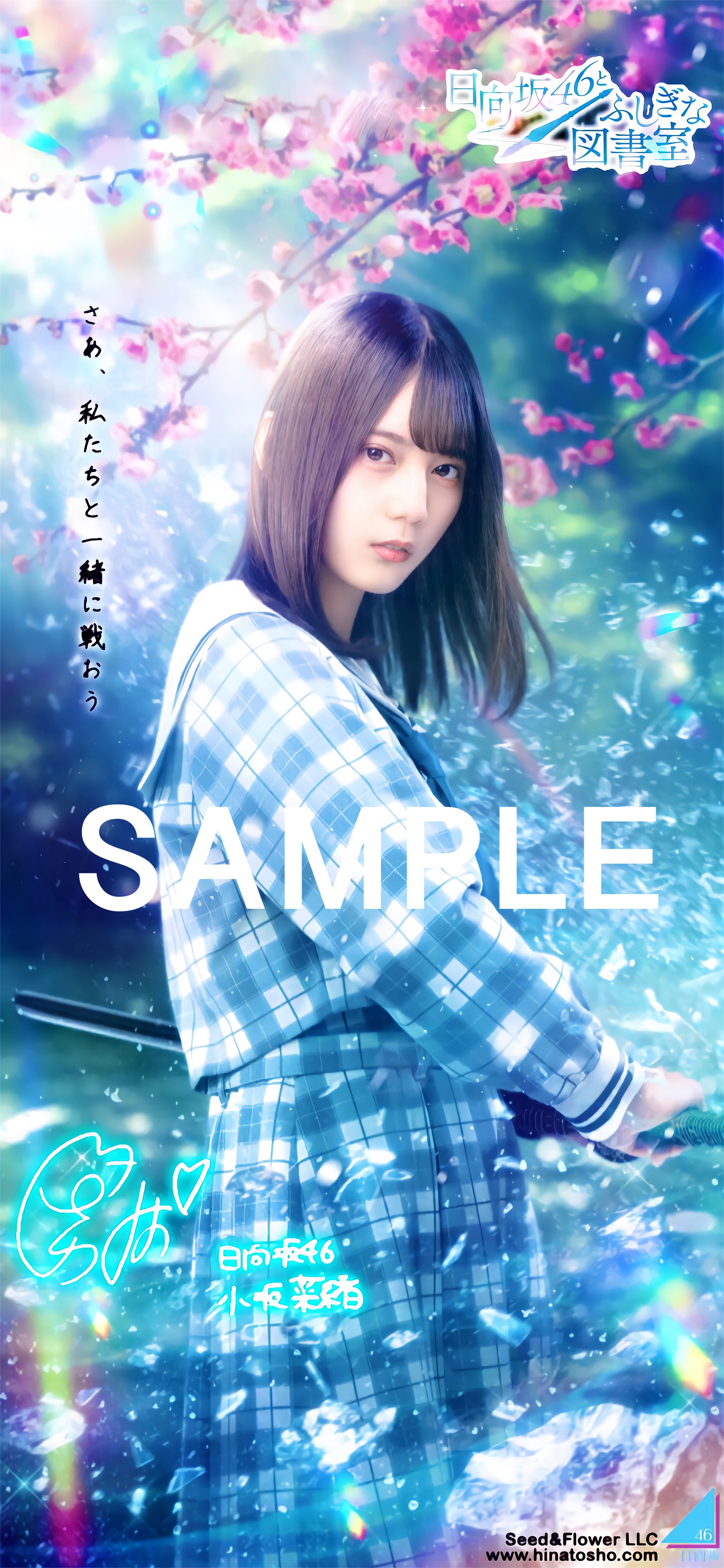 小坂菜緒 ひな図書 ポスター ひな図書 小坂菜緒 ポスター キラキラした