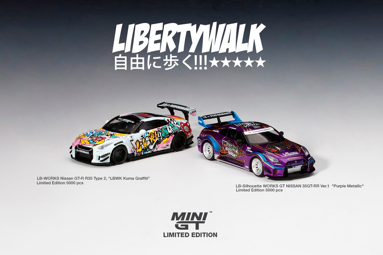 minigt LB☆WORKS GT-R 5000リミテッド MINI GT - 1:64 collectible
