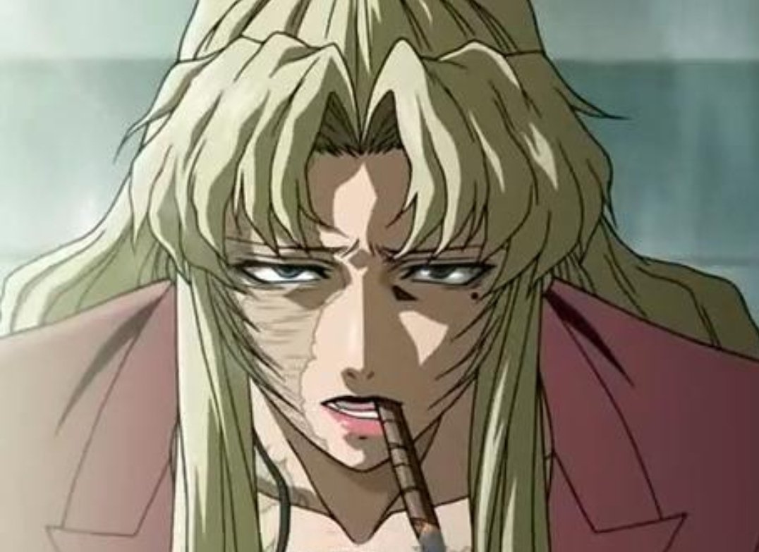 私的アニメの好きなセリフ 7 「跪け」 バラライカ -BLACK LAGOON-