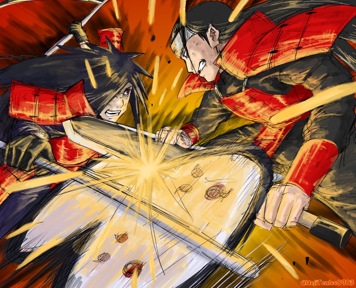 NARUTO タペストリー うちはマダラ 千手柱間 NARUTO 柱間 うちはマダラ