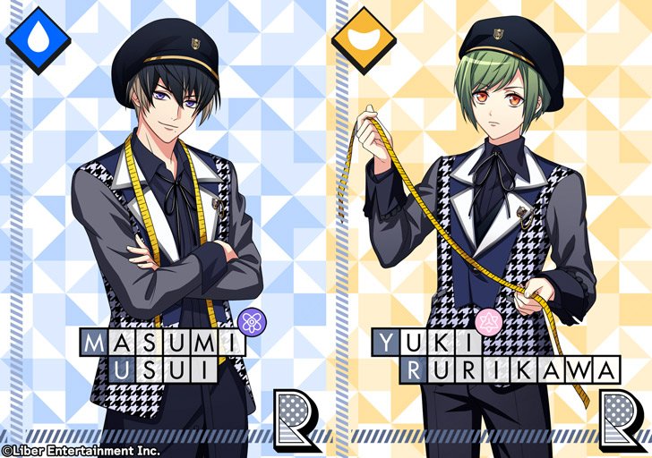 匿名配送】A3! 瑠璃川幸 ミックス公演 ラストランウェイ 缶バッジ 100