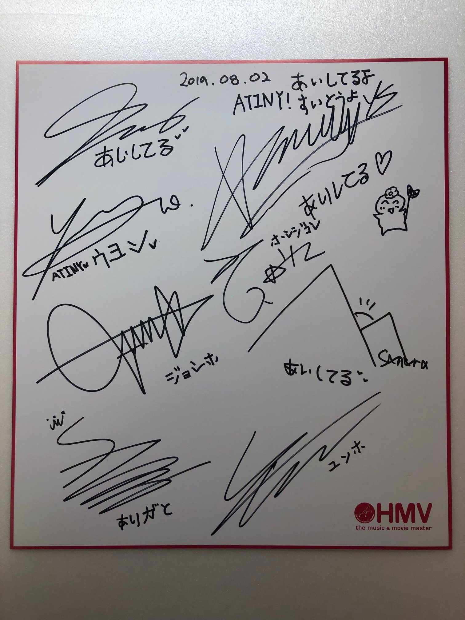 2pm of 2pm当選サイン入りチェキウヨン 2pm of 2pm当選サイン入り