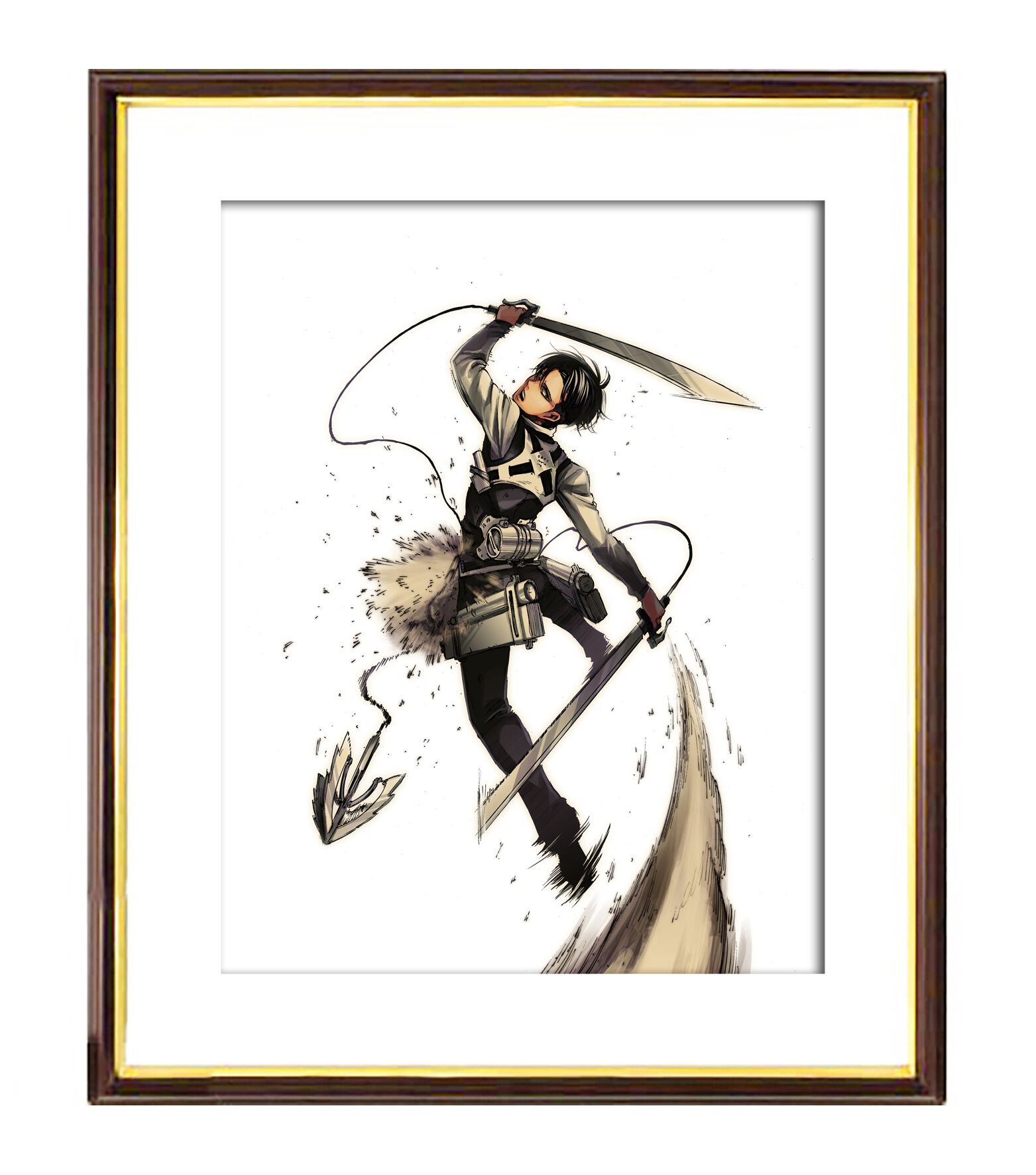 進撃の巨人 複製原画 オンライン展覧会限定記念額装絵 進撃の巨人 複製